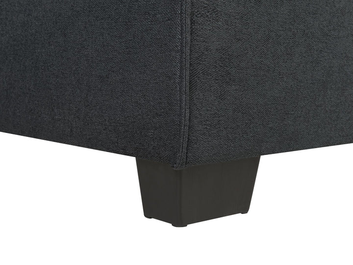 Romedal Right Hand Fabric Corner Sofa Bed Graphite Grey