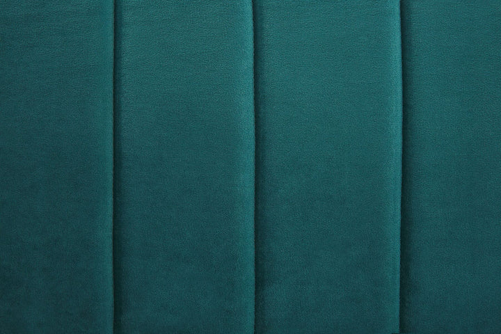 Timra Right Hand Velvet Corner Sofa Green