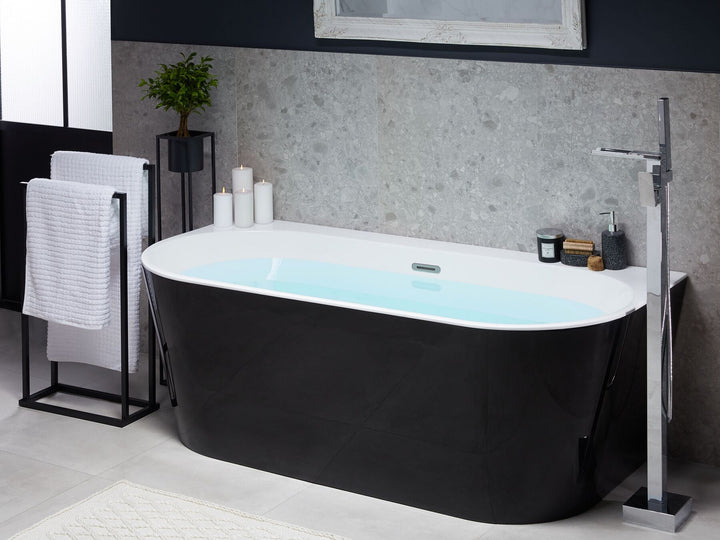 Bath 1700 x 800 mm Black Harvey