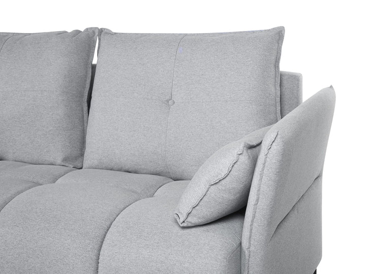 Tomra Right Hand Fabric Corner Sofa Light Grey