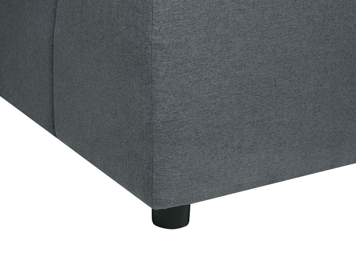 Tomra Right Hand Fabric Corner Sofa Graphite Grey