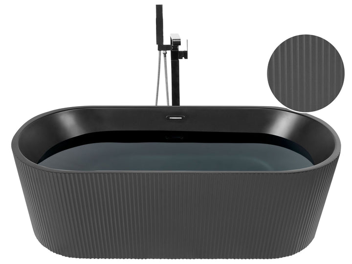 Freestanding Bath 1690 mm x 800 mm Black Gocta