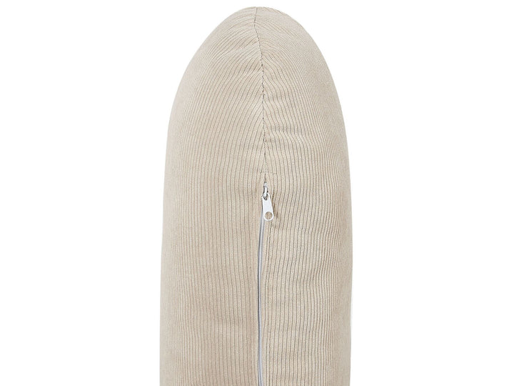 Simos Right Hand Jumbo Cord Corner Sofa Beige