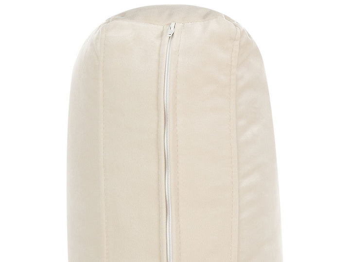 Vinterbro Right Hand Velvet Corner Sofa Light Beige