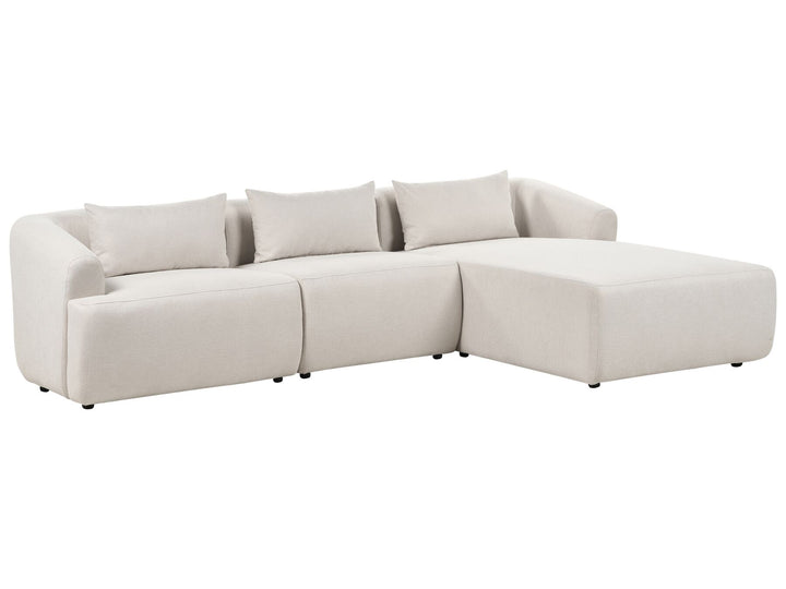 Svansele Left Hand Boucle Corner Sofa Beige
