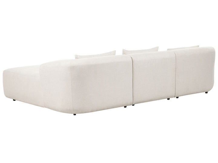 Svansele Left Hand Boucle Corner Sofa Beige