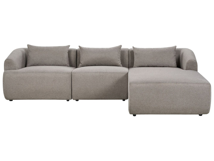 Svansele Left Hand Fabric Corner Sofa Taupe