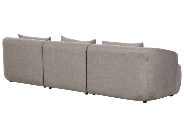 Svansele Left Hand Fabric Corner Sofa Taupe