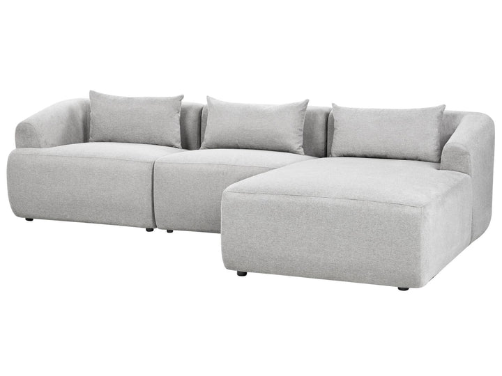 Svansele Left Hand Fabric Corner Sofa Grey