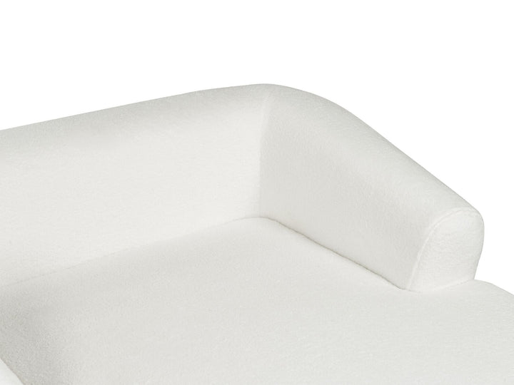 Svansele Left Hand Boucle Corner Sofa White