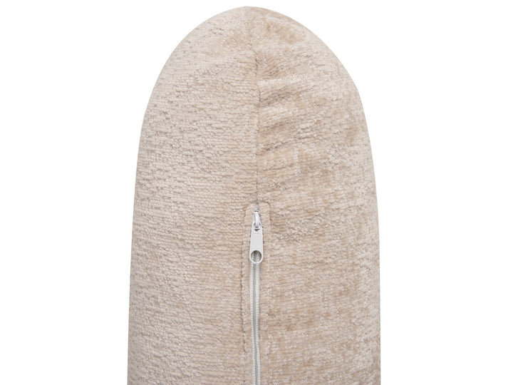 Simos Right Hand Chenille Corner Sofa Beige