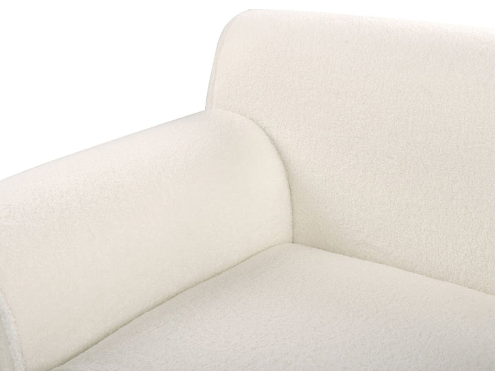 Simos Right Hand Boucle Corner Sofa White