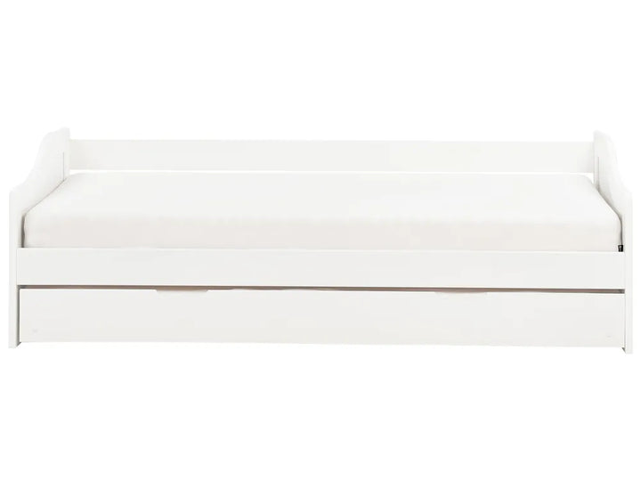 Trundle Bed Pine Wood  90 x 200 cm (EU Single) White Hinman