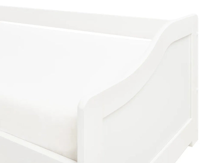 Trundle Bed Pine Wood  90 x 200 cm (EU Single) White Hinman