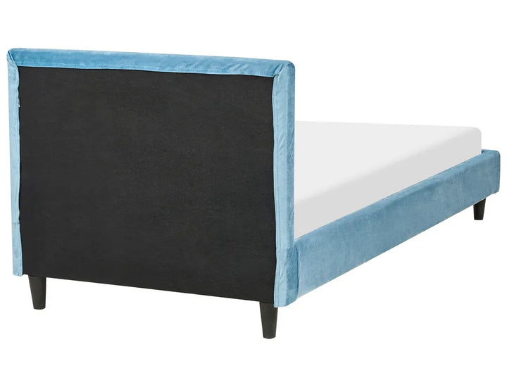Bed Velvet 90 x 200 cm (EU Single) Light Blue Heiki