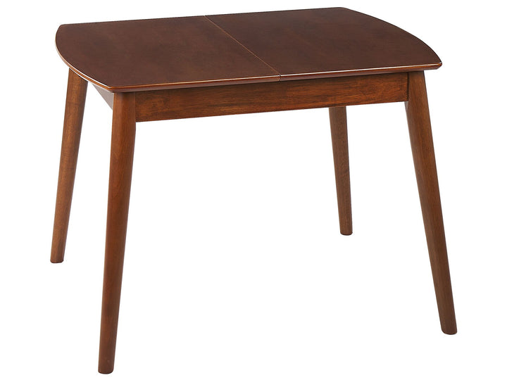 Extending Dining Table Dark Wood Comona