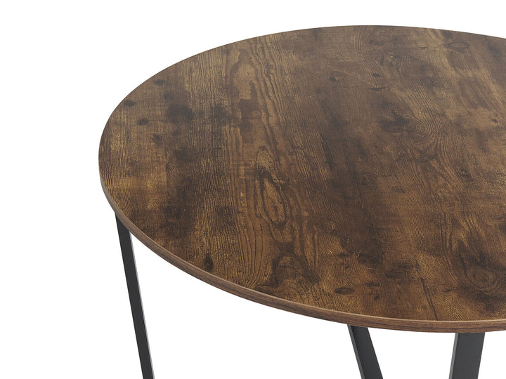 Dinna Coffee Table Dark Wood with Black