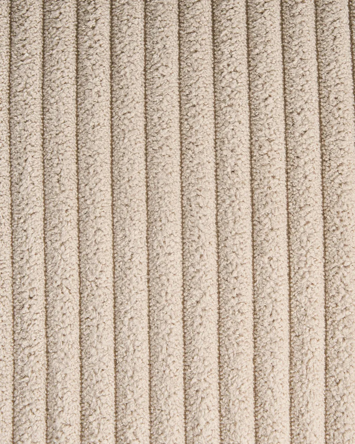 Set of 2 Armchairs Corduroy Beige Esly