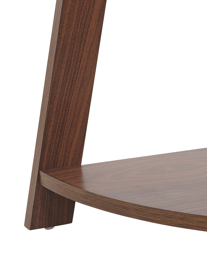 Corner 5 Tier Shelving Unit 175 cm Dark Brown Susan