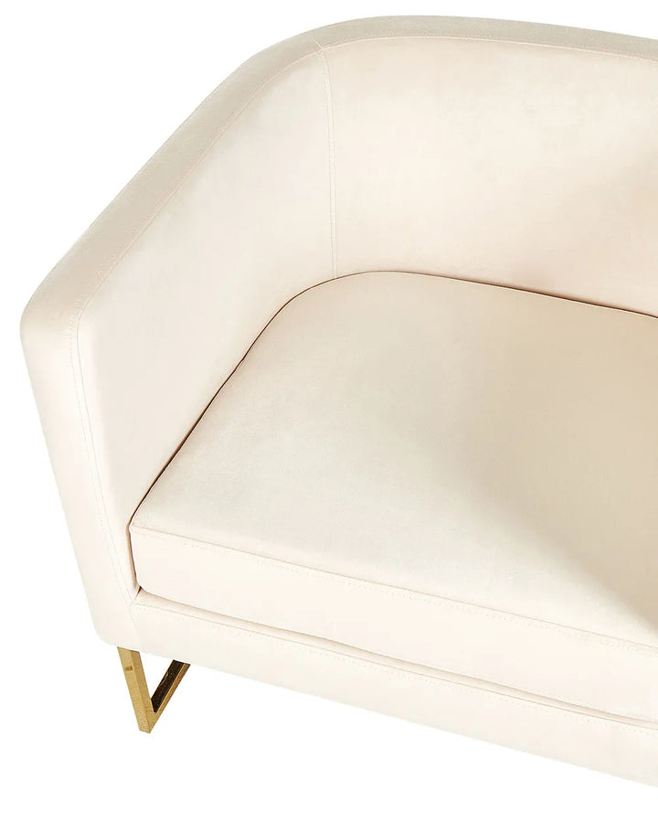 Armchair Velvet Light Beige Clancy