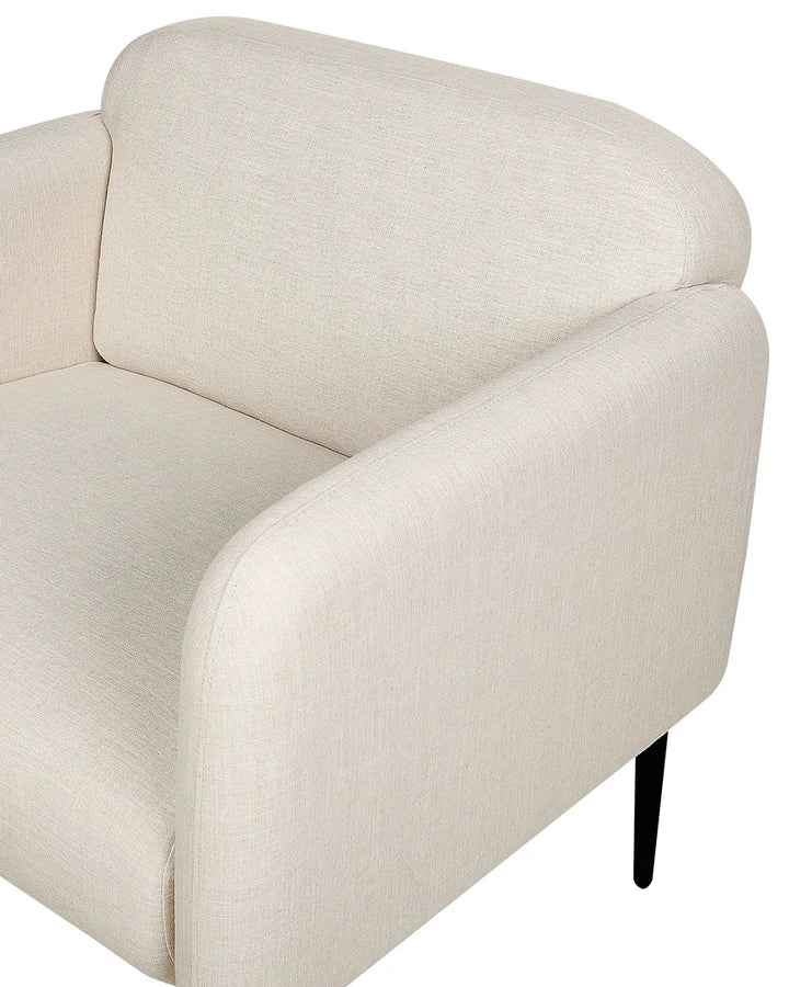 Armchair Linen Light Beige Romines