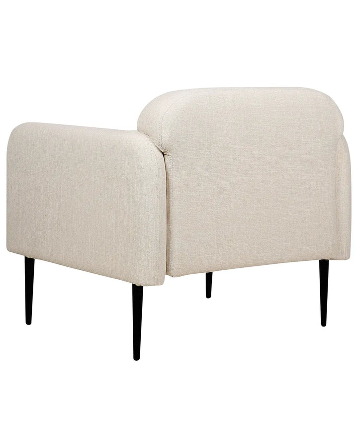 Armchair Linen Light Beige Romines