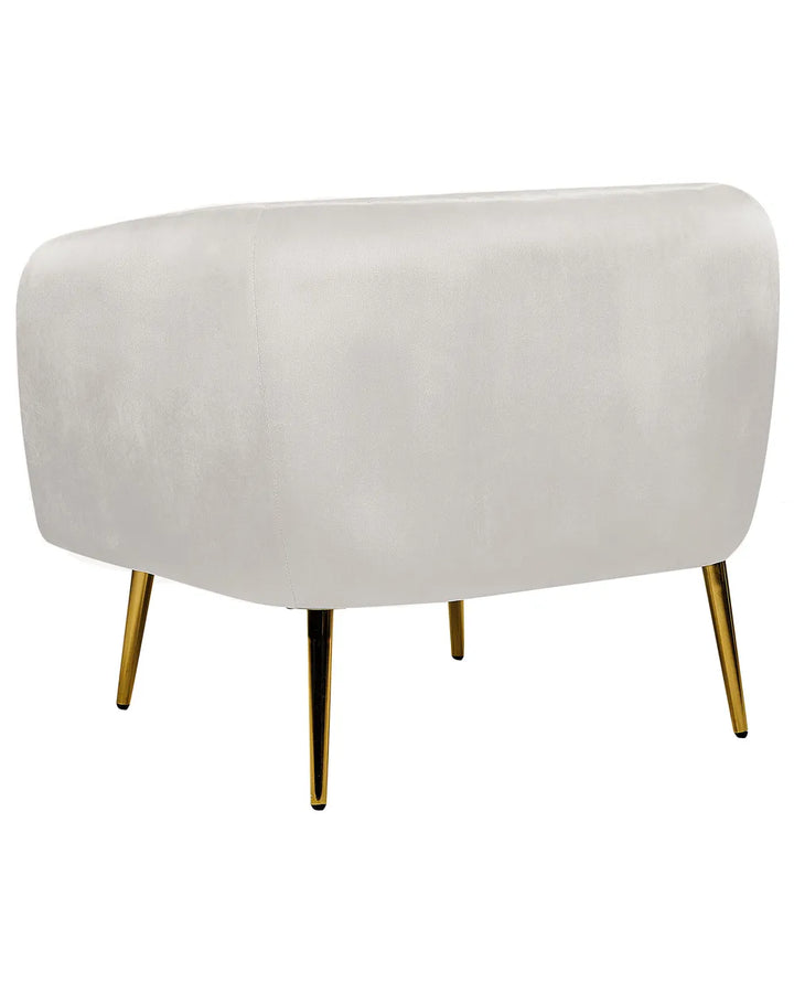 Armchair Velvet Light Grey Hendrix
