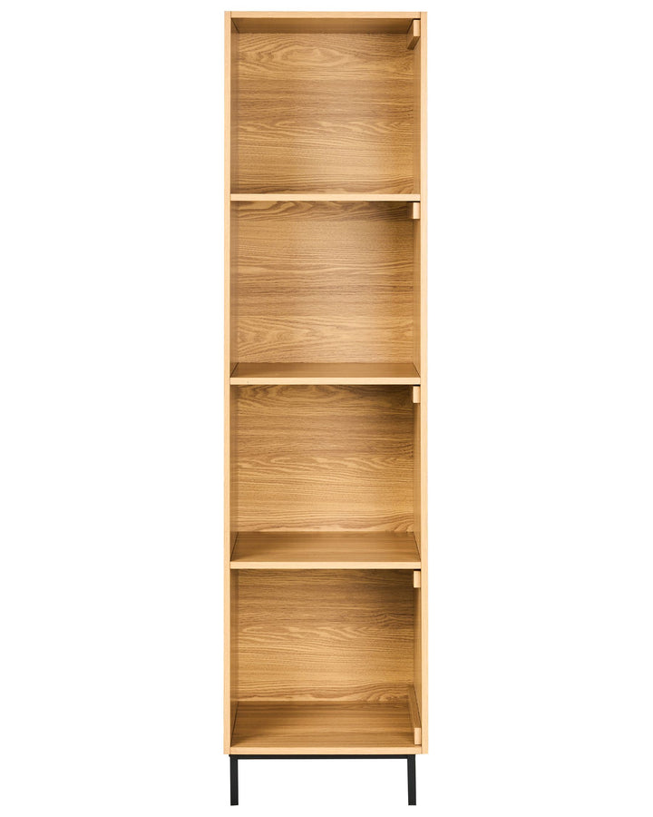 4 Tier Shelving Unit 175 cm Light Brown Skodak
