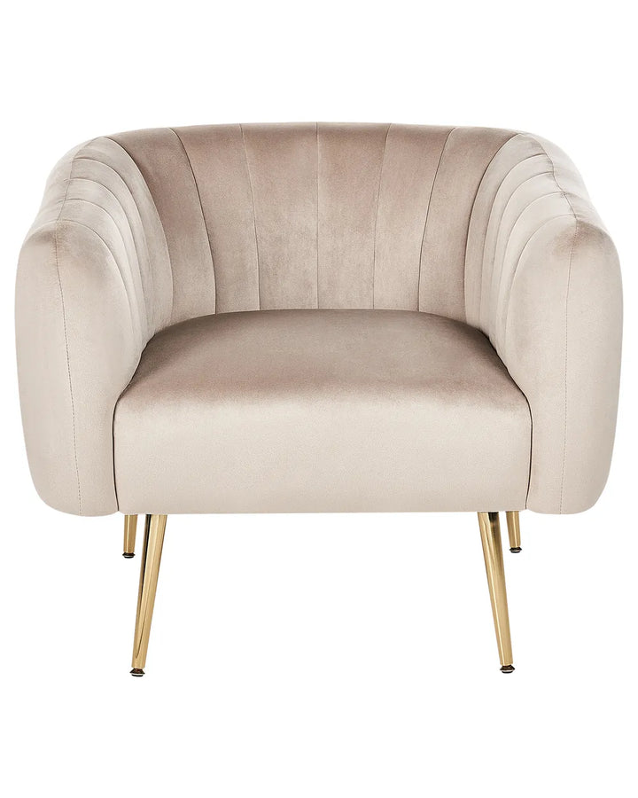 Armchair Velvet Taupe Hendrix