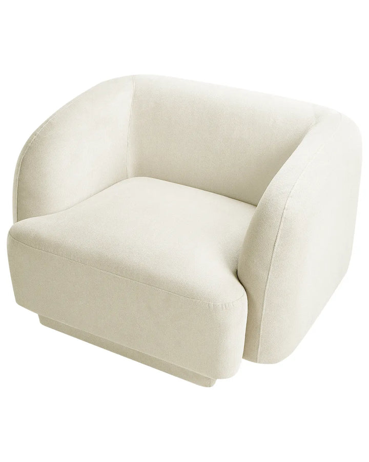 Armchair Fabric Light Beige Atalyia