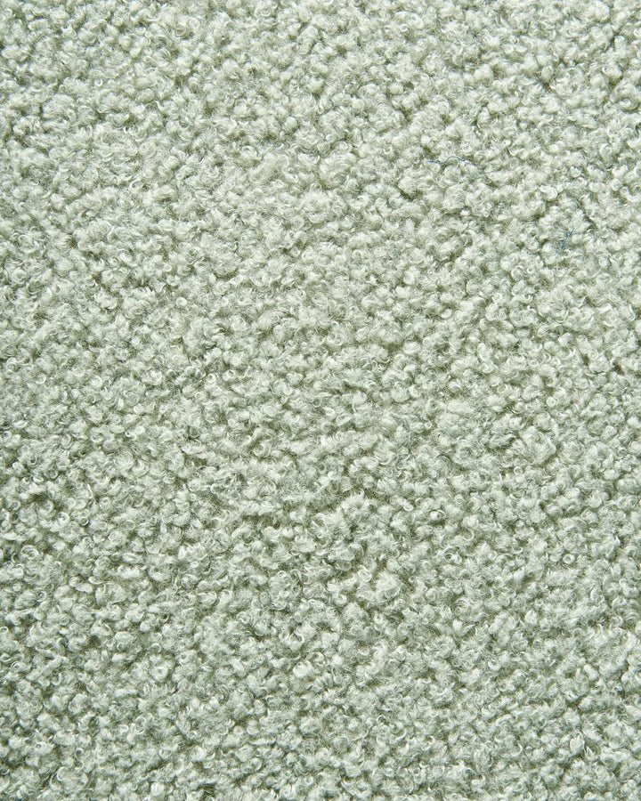 Swivel Armchair Boucle Light Green Halcott