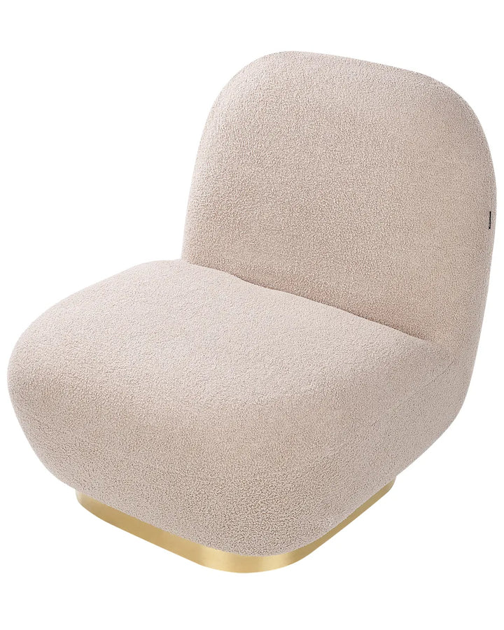 Armchair Boucle Beige Rayn