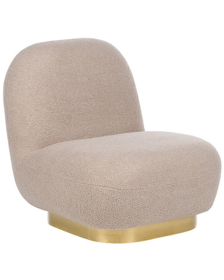 Armchair Boucle Beige Rayn