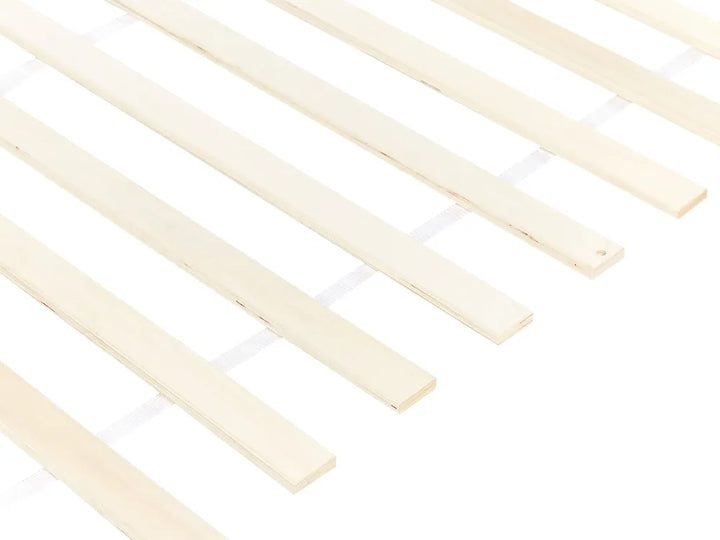 Bed Pine Wood 140 x 200 cm (EU Double) White Vidoje