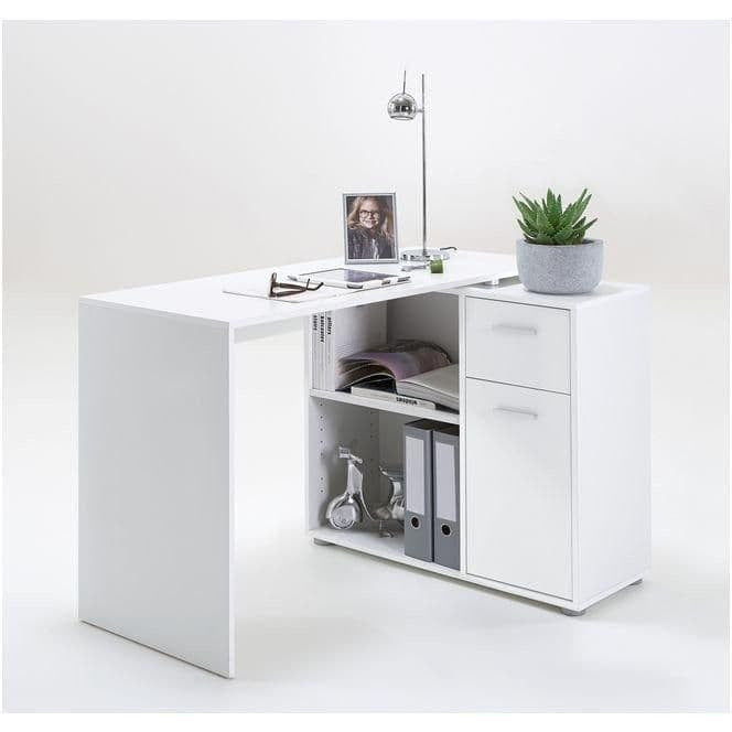 Corner Flexi Desk White Zona