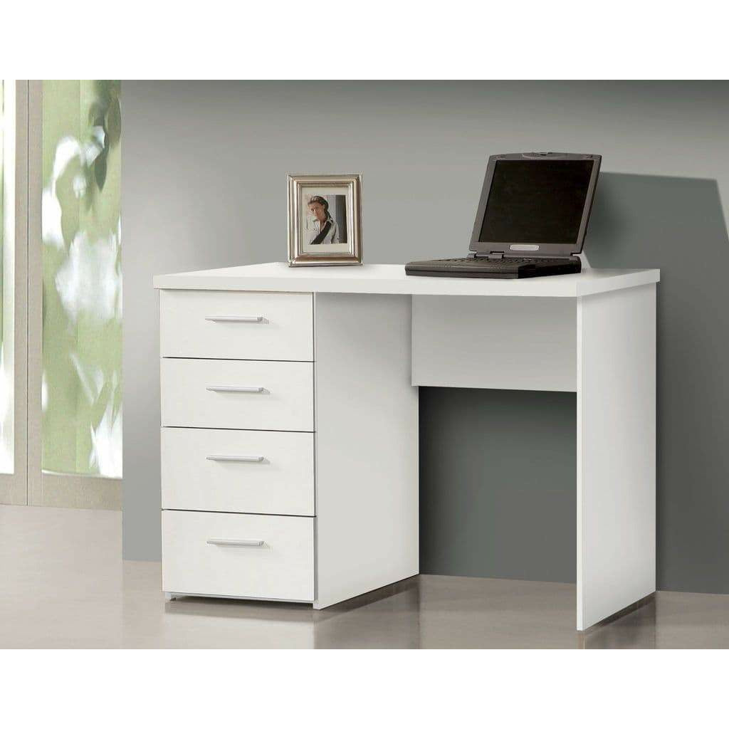Compact White Computer Office Desk Offerman