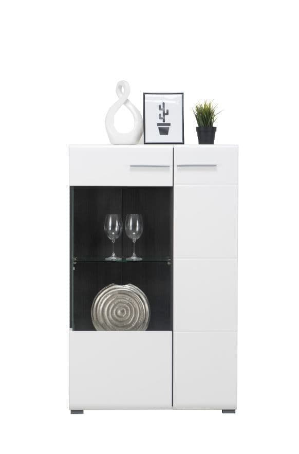White Short Display Cabinet Hanief