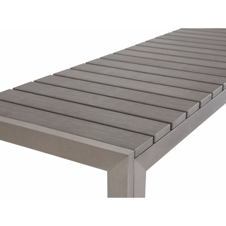 Nardo 6 Seater Metal Garden Dining Set Grey