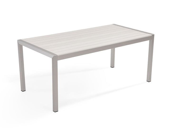 Vernio 6 Seater Aluminium Garden Dining Set White