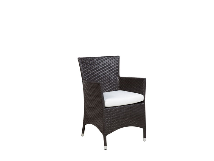 Italy 8 Seater PE Rattan Garden Dining Set Dark Brown