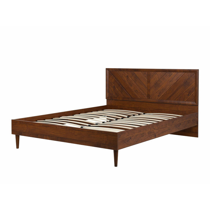 Sanders EU Super King Size Bed Dark Wood