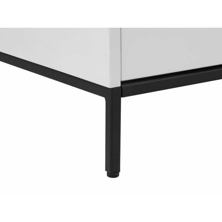 TV Stand LED White Plains