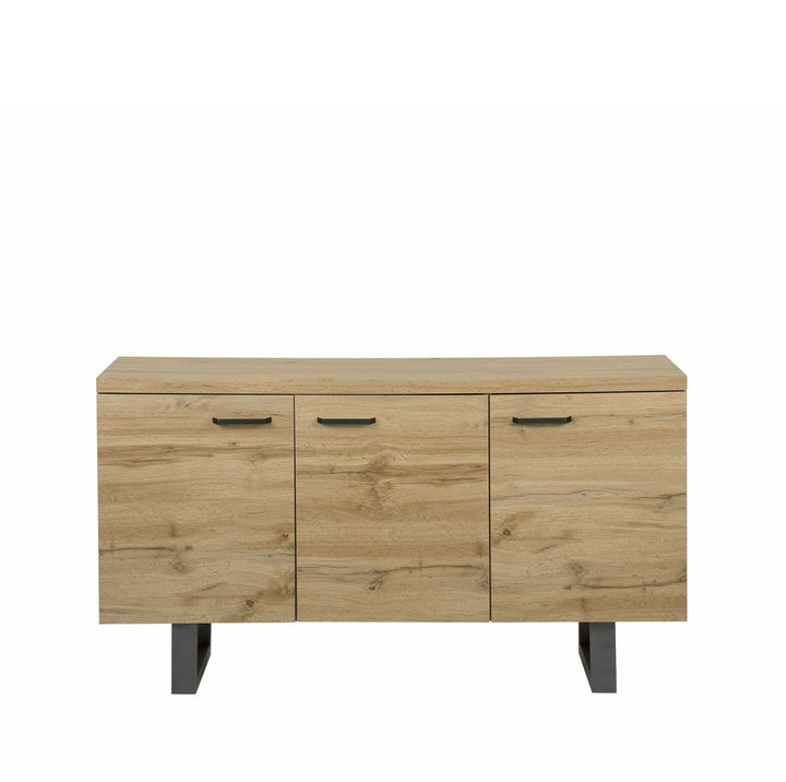 3 Door Sideboard Light Wood Timber