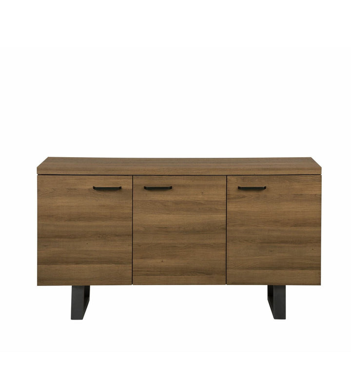 3 Door Sideboard Dark Wood Timber