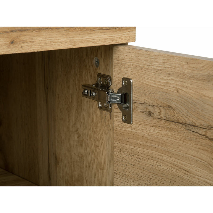 3 Door Sideboard Light Wood Timber