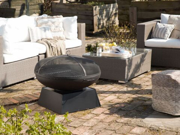 Charcoal Fire Pit Black Semeru