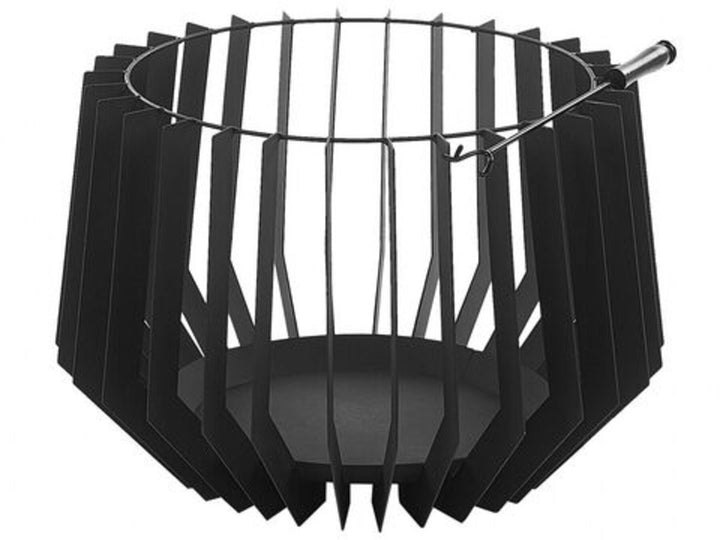 Charcoal Fire Pit Black Ubinas