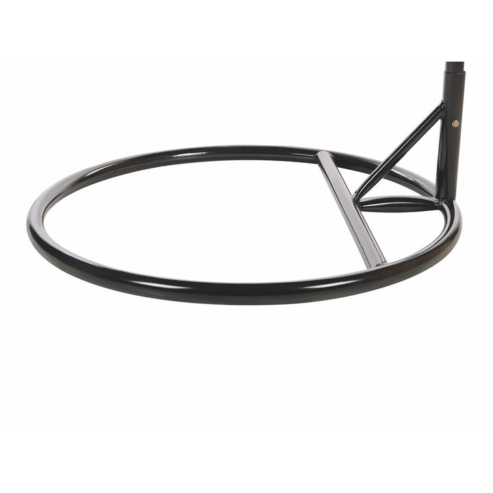 Hanging Chair with Stand PINETO PE Rattan Grey