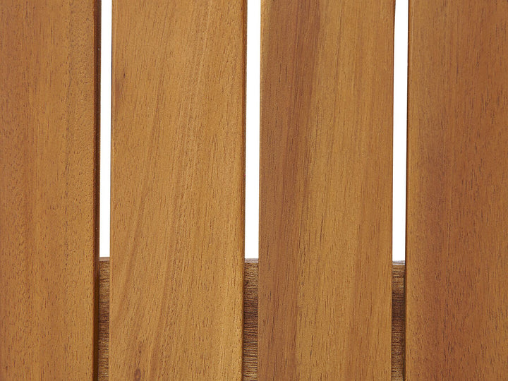Acacia Wood Garden Bench with Storage 120 cm Light SOVANA