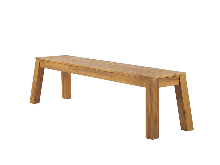 Efird Acacia Garden Bench Light Wood